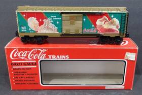 K641-5104 K-line K-644703 Coca-cola Brand 1997 Historical Christmas Boxcar #k641-5104