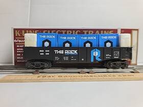 K-6538 K-line Nib O Gauge The Rock Gondola With Removable Crate Load
