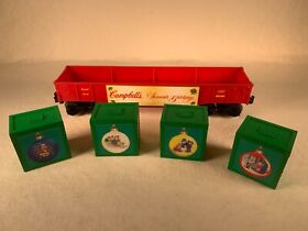 K-654402 K-line Campbell Soup 1997 Christmas Gondola With Crates Nib