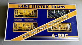 K-6727a K-line O/o27 Chessie Ore Car 4 Pack