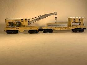 K-6863 K-line K-6812/k-6863 Hersheys Crane Car And Tender O/o-27