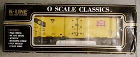 K-7608 K-line Trains Rock Island Reefer Freight Car - 0/027- New