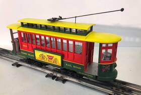 K-2627-05 K-line K2627-05 Vintage Coney Island Rail Road Trolley O-gauge With Original Box