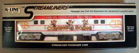 K4516-0024 K-line New Circus Transport Railroad Streamliner Advertising Car 1/48 K4516-0024 K-line New Circus Transport Railroad Streamliner Advertising Car 1/48