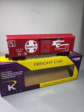 K511-006 K-line Santa Fe Atsf Box Car Brand New Ob K511-006 K-line Santa Fe Atsf Box Car Brand New Ob