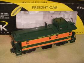 K617-1591 K-line Great Northern Off-center Cupola Steel Side Caboose #x591 Item#
