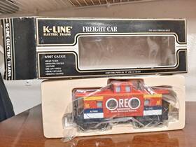 K617602 K-line O Gauge 3-rail Oreo Cookie Caboose With Box