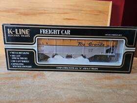 K623-1491 K-line D&rgw Classic Scale Die Cast Hopper Excellent Condition In Box