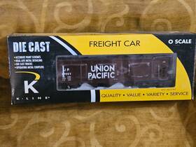 K623-21184 K-line O Gauge Up Union Pacific 4-bay Hopper With Load