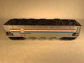 K623-8017 K-line Ftoft Gauge #k623-8017 Diecast Uss Steel Hopper With Load Ob