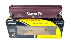 K6243-1051 K-line O-scale Santa Fe Extruded Aluminum Hopper Car K6243-1051 K-line O-scale Santa Fe Extruded Aluminum Hopper Car