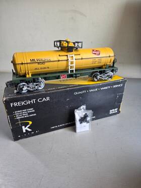 K631-1373 K-line K631-1372 Milwaukee Road Tank Car Die-cast Original Box