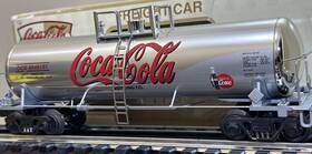 K6341-5101 K-line 6341-5101 Cocacola Extruded Aluminum Tank Car #6345101 O-scale Lionel Mth