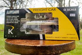 K6341-5602 K-line K63415602 Anheuser-bush Corn Syrup Aluminum Tank Car O-gauge Nib