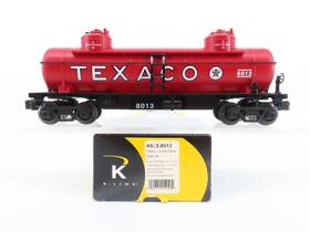 K635-8013 K-line O Gauge 3-rail Texaco 2 Dome Tank Car #8013