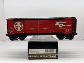 K644-1051 K-line #6441051 O Santa Fe Shock Control Classic Double Door Boxcar