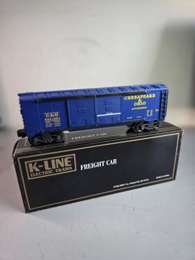 K-644-1251 K-line K644-1251 Chesapeake And Ohio Double Door Box Car Brand New Ob K-644-1251 K-line K644-1251 Chesapeake And Ohio Double Door Box Car Brand New Ob