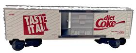 K-line K6475 Vintage K-line 647502 Diet Coke Boxcar O Scale Train 1993 Silver Taste It All