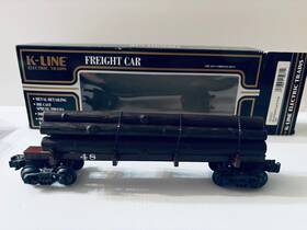K663-8012 K-line - O Gauge Die Cast Skeleton Log Car #48 Light Wear