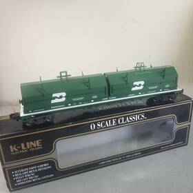 K676-1152 K-line Burlington Northern Coil Car Original Box