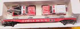 K691-8022 K-line K691-8021 O Gauge Fdny Flat Car W Tow Truck And Suv
