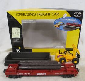 K723-1051 K-line Atsf Operating Log Dump Car
