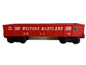 Wm-5626 K-line Wm 5626 Gondola O/o27 Western Maryland Model Railroad Red Used
