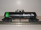 K615-1896 Scale Atsf Santa Fe Aluminum Tank Car No Box