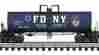K6341-6101 K-line Super-rare Fdny Foam Supply Aluminun Tank Car