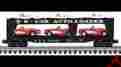 K694-1751 K-line Scale New York Central Evan 6 Car Loader W Dc Corvettes