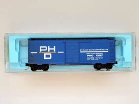 20318-1 Kadee N Scale 20318 St. Clair Blue Water Rte 40ft Single Door Boxcar 1307 Mtl