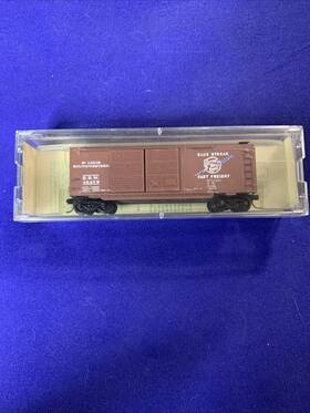 23129 Kadee N Scale Cotton Belt 40ft Double Door Boxcar With Box