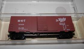 97629 Kadee 24229 Micro Trains N Scale 40ft Mkt Ftthe Katyft Single Door Box Car #24229