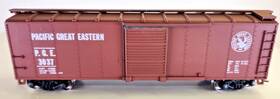 3037 Kadee Ho Scale Pacific Great Eastern 40 Ft Car #3037 Couplers Metal Wheels