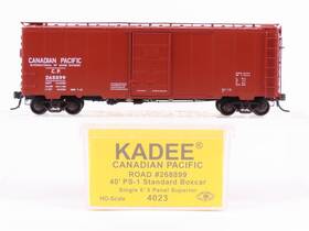 268899 Kadee 4023 Ho Scale Cp Canadian Pacific Railroad 40ft Single Door Box Car #268899