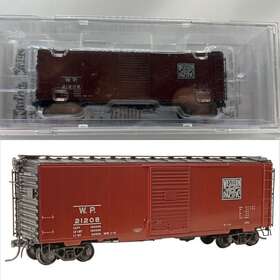 4837 Kadee Cars Ho Scale Rtr 40ft Ps-1 Single Door Box Car Western Pacific Wp
