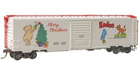 6933 Kadee Ho # Merry Christmas 2025 Winnie The Poo 50ft Ps-1 Boxcar New