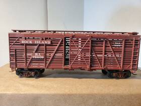 79609 Kadee Custom Unique Ho Scale Stock Car Rock Island Ri Couplers Metal Wheels Read