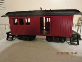 1863-1 Kalamazoo Mountain Central Fast Freight Service Combination Car G Scale Train