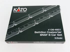 106-4601 Kato N Bnsf Burlington Northern Santa Fe Bethgon Coalporter 8-car Set