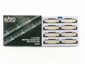 106-4602 Kato N Scale Csx Railroad Bethgon Coalporter 8-car Set