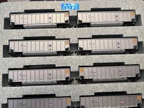106-4631 Kato N Scale - Union Pacific Bethgon Coalporter 8 Car Set With Coal Load