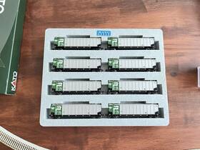 106-4651 Kato N Scale Bethgon Gondola Bn #2 8 Car Set #106-4651