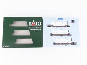 106-6163 Kato N Scale Bnsf Railway Gunderson Maxi-iv Double Stack Car #253751