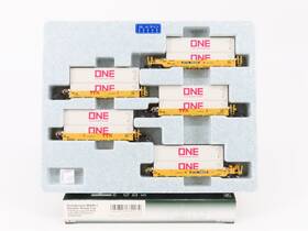 106-6197 Kato N Ttx Gunderson Maxi-i Double Stack 5-car Set Without Ne Containers