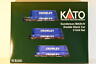 106-6182 Kato 1066182 N Gunderson Maxi-iv Bnsf Swoosh 254353 With 6 Crowley Contain