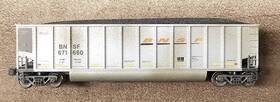 Kato 186-0604-1 N Scale - 186-0604 Weathered Bethgon Coalporters Bnsf 671660 6 Each