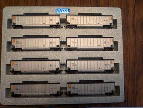 8-freight Kato 65910 N Scale 106-4624 Bethgon Coalporter Union Pacific Car Set