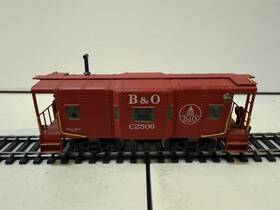 C2506 L.m. Blum Models B&o Bay Window Caboose #c2506 Ho Brass Model