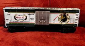 K751405 Labatts Usa O-gauge Moretti Beer 40ft Refrigerator Reefer Car By